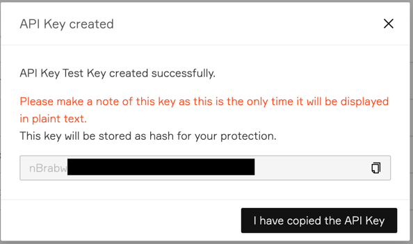 API Keys